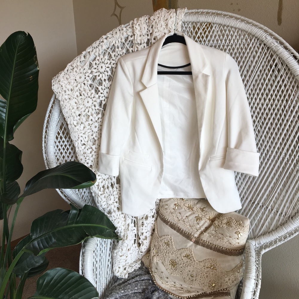 White blazer